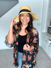 Summer Vibes Straw Brim Sun Hat
